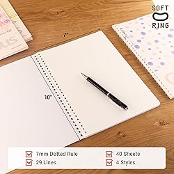 Kokuyo Spiral Notebook Journal, 4 Pack Campus B5