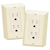 ENERLITES Decorator Receptacle Outlet with Wall