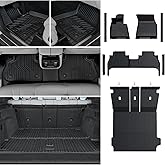 GALVAGNITE Floor Mats for BMW X5 G05 2019-2026, All Weather Floor Mats Trunk Cargo Liner with Backrest Protectors and Door Sill Guards Accessories, Full Coverage Set (Only Fit 5 Seats)