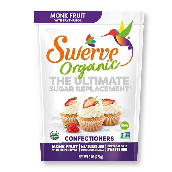 SWERVE ORGANIC MONK FRUIT BLEND CONFECTIONERS SUGAR REPLACEMENT...