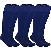 Oblihumoy Baseball Socks and Belt Combo Set Softball Football Socks and Elastic Waist Belt for Youth Adult