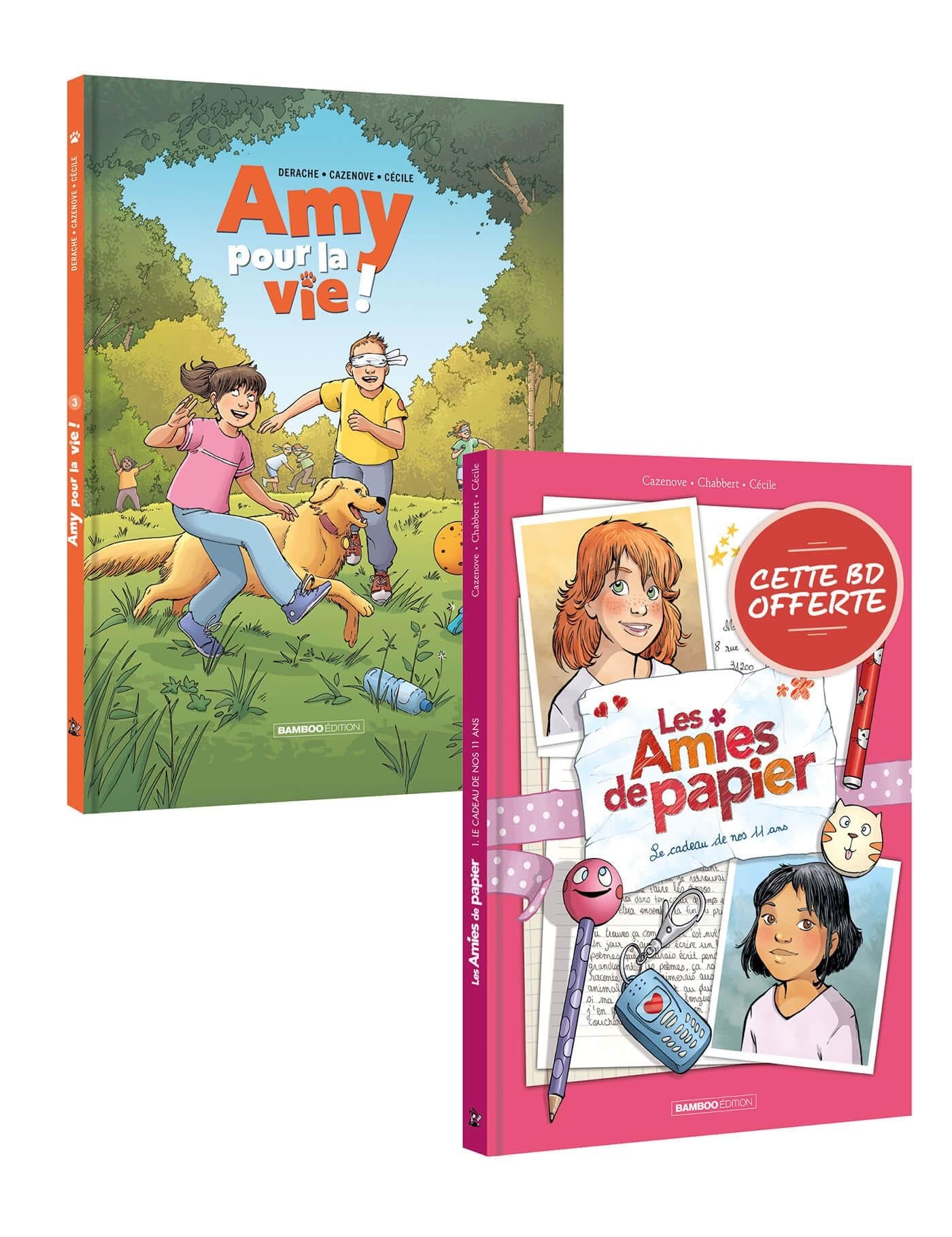 voir fiche du album Amy Pour La Vie - Amy Pour La Vie T03 + Amies De Papier T01 Offert - Pack Promo 2025