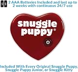 Snuggle Puppy Real-Feel Heartbeat Puppy Toy with Heat Pack Cream Plush view 4