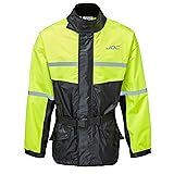 JDC Motorcycle Waterproof Rain Over Jacket Hi-Vis