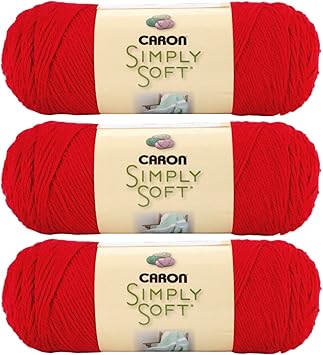 Caron Bulk Buy Simply Soft Yarn Solids 3 Pack Harvest Red H97003 9763 Caron Bulk Buy Simply Soft Yarn Solids 3 Pack Harvest Red H97003 9763