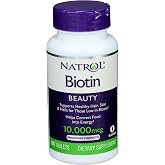 Natrol Biotin Max 10000 Mcg, 100 Tablets