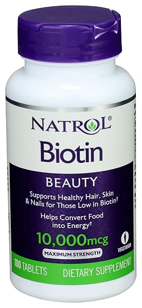 NATROL BIOTIN MAX 10000 MCG, 100 TABLETS