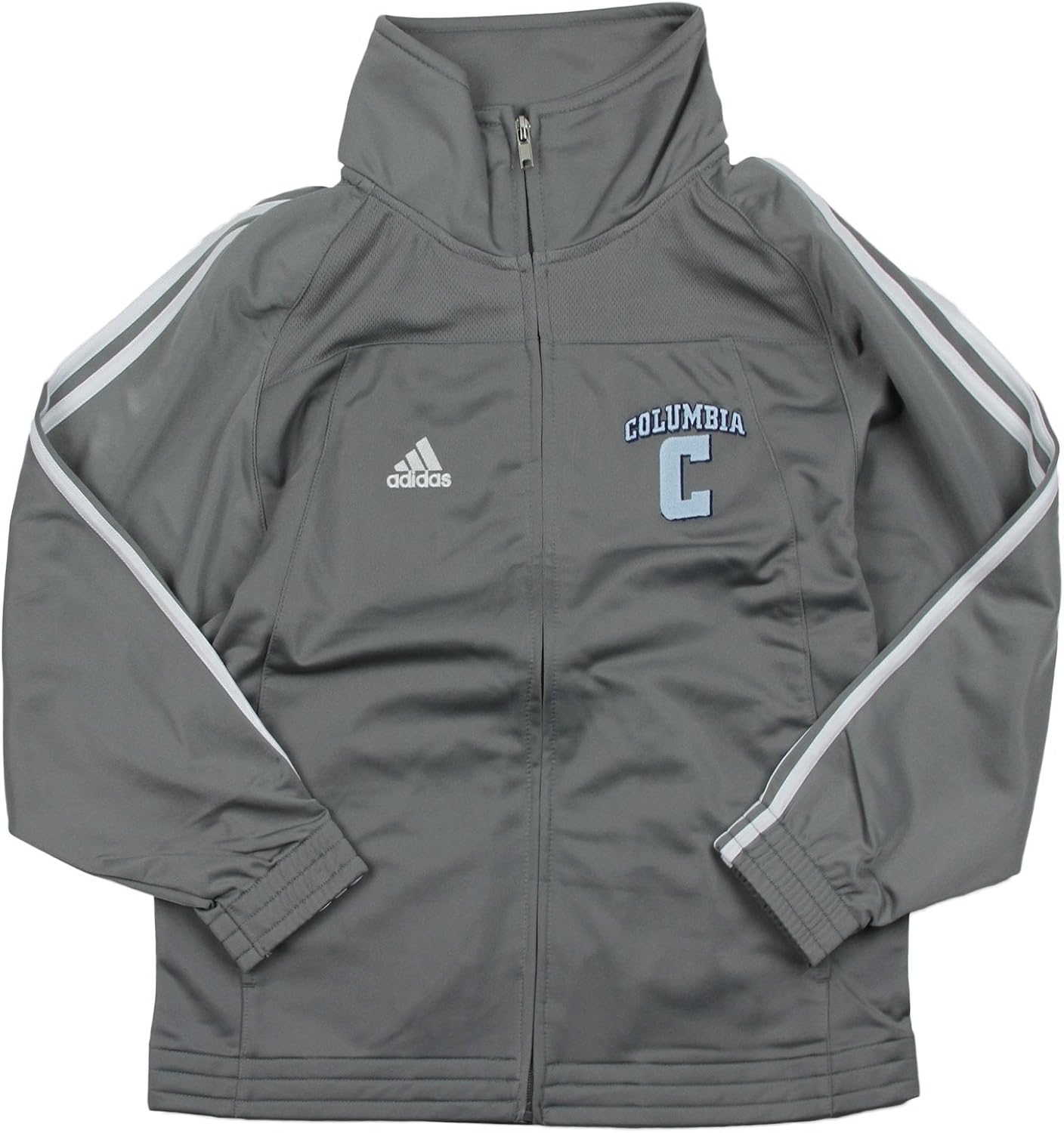 adidas jacket grey and black