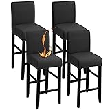 YISUN Waterproof Bar Stool Covers, Stretch Pub