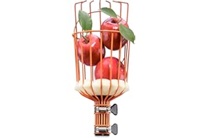 EXTEND-A-REACH Fruit Picker Basket Only // Twist-On Apple Picker Basket Only Fits Standard Acme Extension Pole // Fruit Tree Picker Tool for Orange Mango Avocado Lemon Pear (Pole Sold Separately)