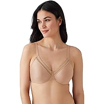 Wacoal Women's Softly Styled Underwire Bra, Black, 32D at