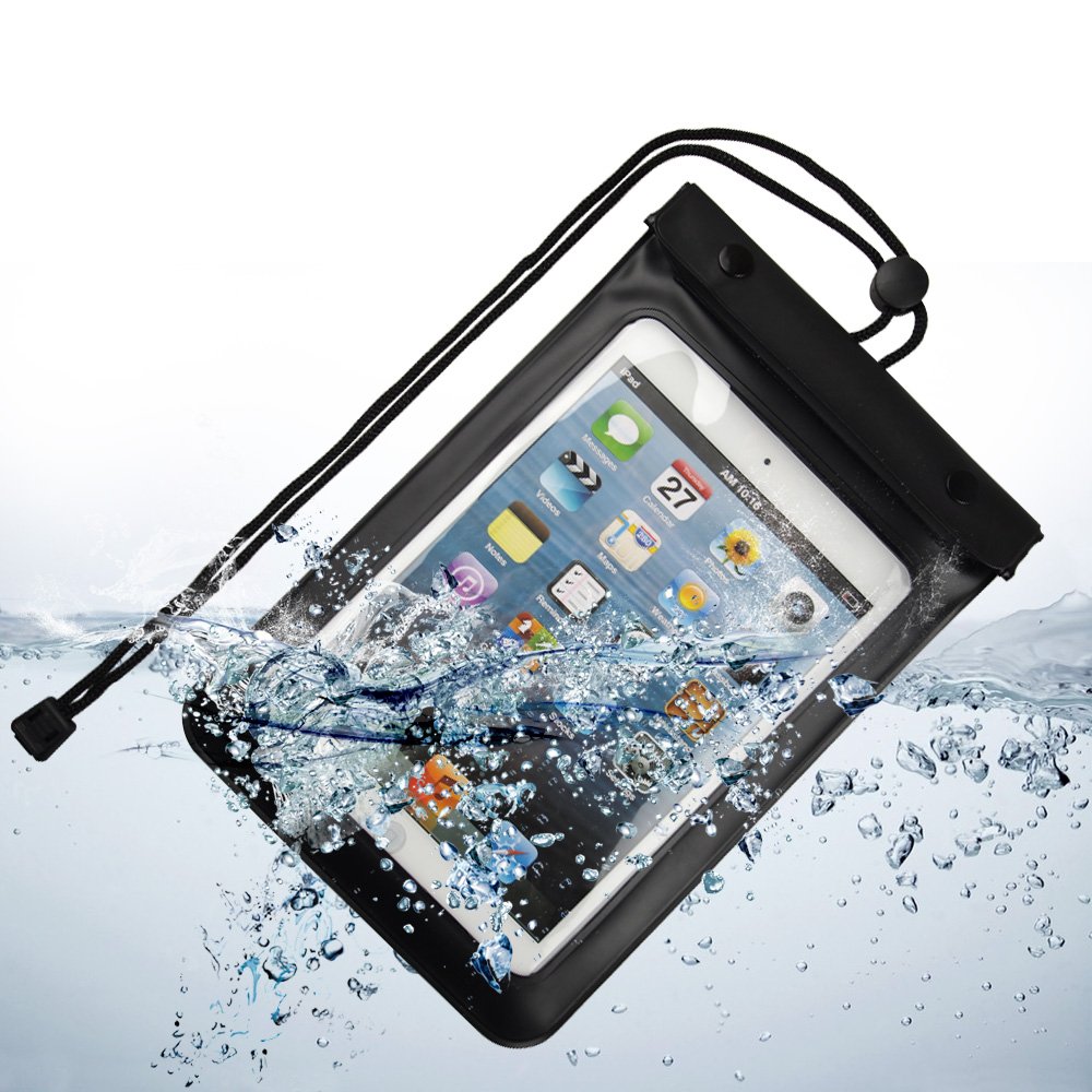 Black Tablet Waterproof Pouch Dry Bag Carrying Case Amazon.co.uk