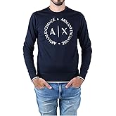 A|X ARMANI EXCHANGE mens Long Sleeve Sweatshirt With Big Logo