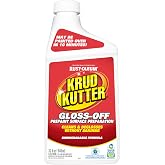 Krud Kutter Gloss-Off Prepaint Surface Preparation Cleaner, 32 oz, No Sanding Liquid Deglosser for Cabinets, Trim, Doors and Furniture, Removes Dirt Grease and Gloss for Paint Adhesion