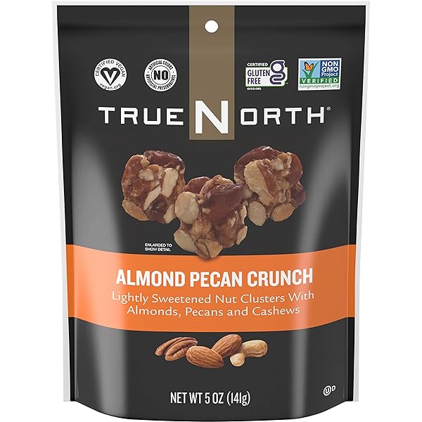TRUENORTH NUT CLUSTERS, ALMOND PECAN CRUNCH, 5 OUNCE