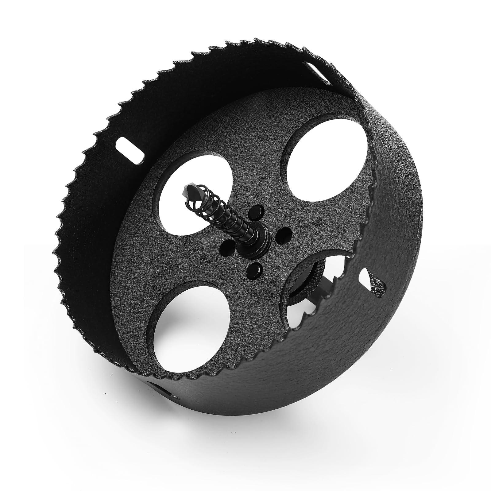 HSAWBIT HSS Bi-Metal 140mm Hole Saw, M42 Fast Cut Extra Cobalt Hole Cutter 40mm Cutting Depth, For Stainless Mild Sheet Wood Plastic Various Materials