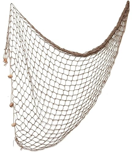 authentic fish net brown Amazon.com: Beistle Brown Fish Netting 2 Piece, 4' x 12' : Home & Kitchen