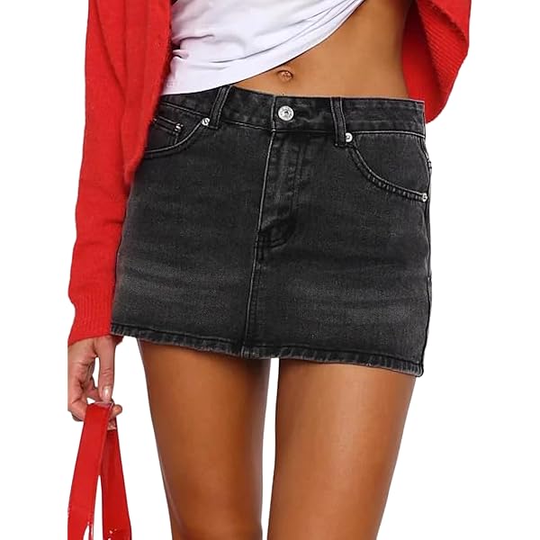 ✴︎新品✴︎MICRO MINI SKIRT First Link Washed Micro Mini Skirt - Slate Blue | Fashion Nova