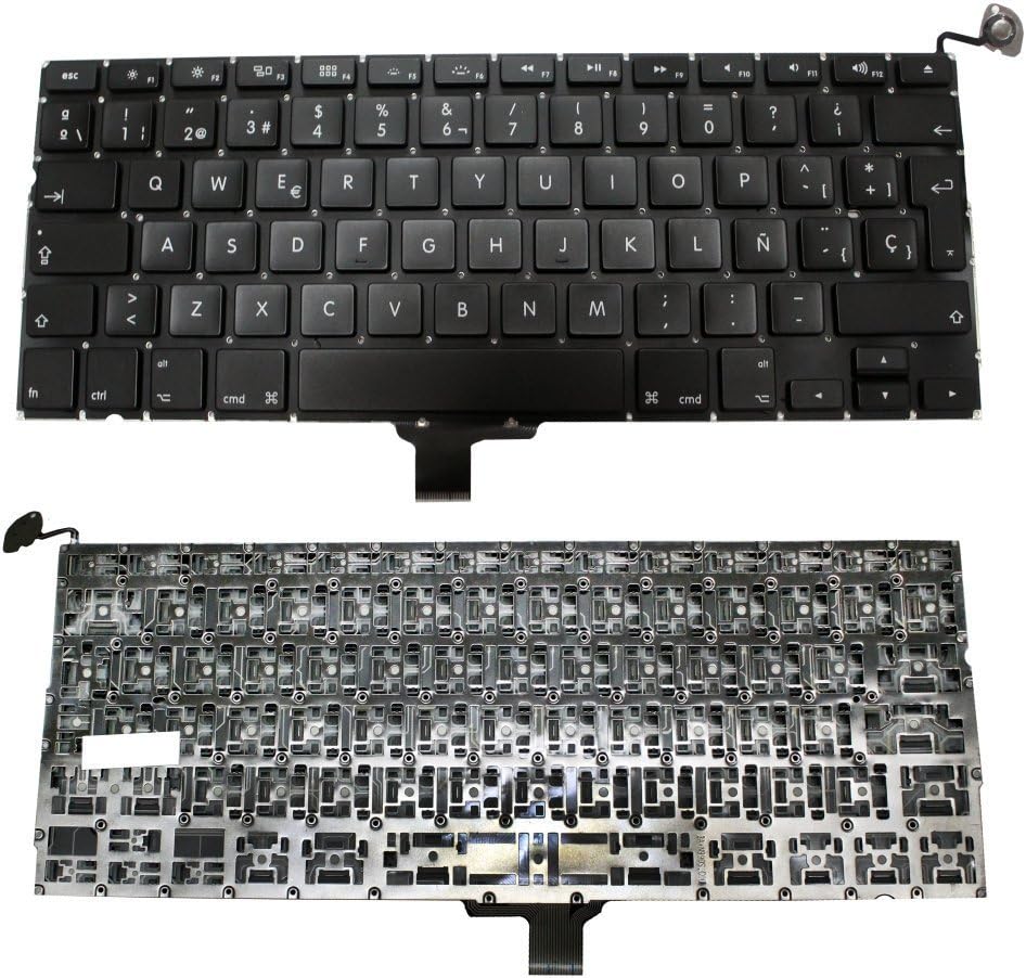 Apple Macbook A1278 MB990 MB991 MC374 MC375 MC700 MC724 MD313 MD314 MD101 MD102 Series Black Keyboard Spanish - Teclado en Español