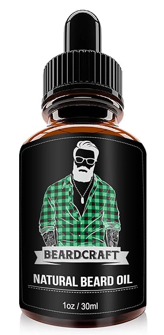 Beard Growth Oil - USA Made Natural Essence (30ml) - Mustache Softener Oil - Promotes Growth, Fuller and Thicker Beard & Mustache - Unscented Leave-in Conditioner