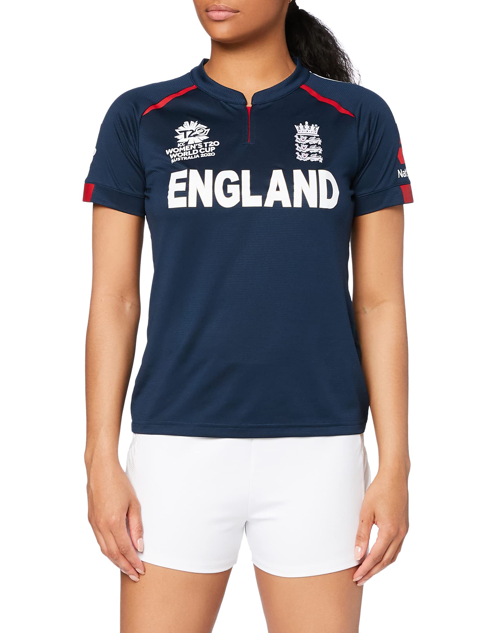 New Balance ECB Dominate T20 Short Sleeve Tee Replica, Women, Galaxy, Small