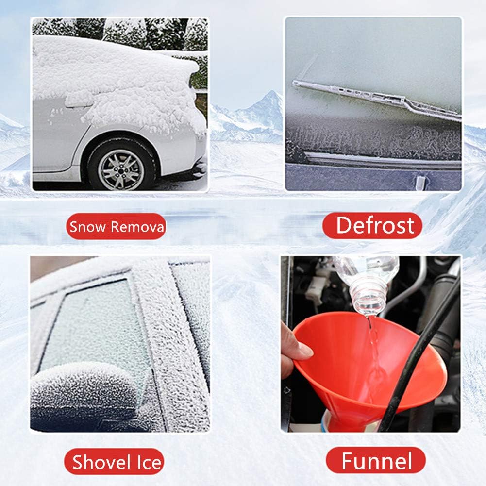 Car Windshield Snow Remover Round Ice Scraper Snow Funnel Shovel Cone