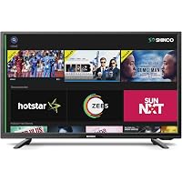 Shinco 80 cm (32 Inches) HD Ready Smart LED TV SO328AS with Uniwall (Black) (2019 Model)
