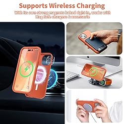 ACKETBOX for iPhone 15 Case, Full Body Rugged