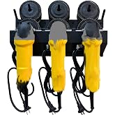 Gijok Angle Grinder Holder, 3 Bay with Discs Hook Rack | Updated, For Garage, Workshop, Tool Trailer