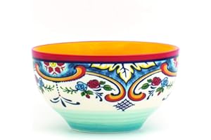 Euro Ceramica Zanzibar Cereal Bowl 5-1/2-Inch, Set of 4