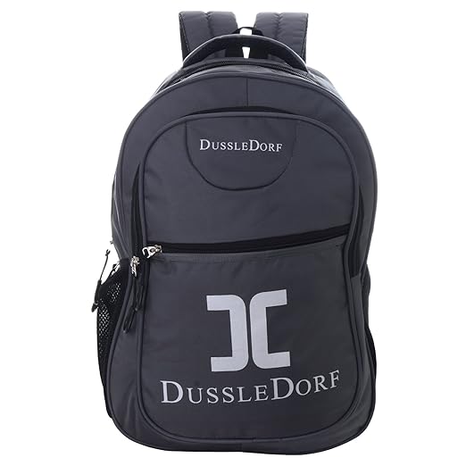 Dussledorf Polyester 20Liters Grey Laptop Backpack