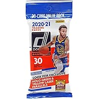 2020-21 Panini NBA Donruss Basketball Cello Pack - 1 Pack of 30 Cards