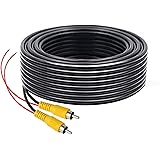 Roadpower RCA Video Cable, CAR Back Up Camera Cable Rear View Camera Video Cable with Detection Wire (10 M/33 FT)