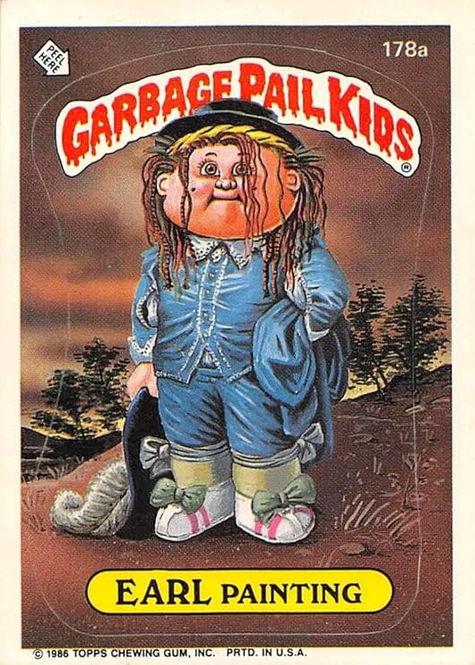 1986 Topps Garbage Pail Kids Set Break (One) GPK Series 5 Trading Card