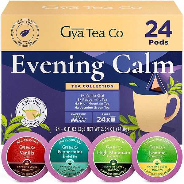 GYA TEA CO EVENING CALM TEA POD COLLECTION...