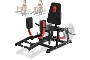 HVO Hip Adduction Abduction Machine: Abductor Adductor Machine-Inner and Outer Thigh Machine Glute Machines Thigh for Hip Abduction with 6 Levels Gear System Glute Machines