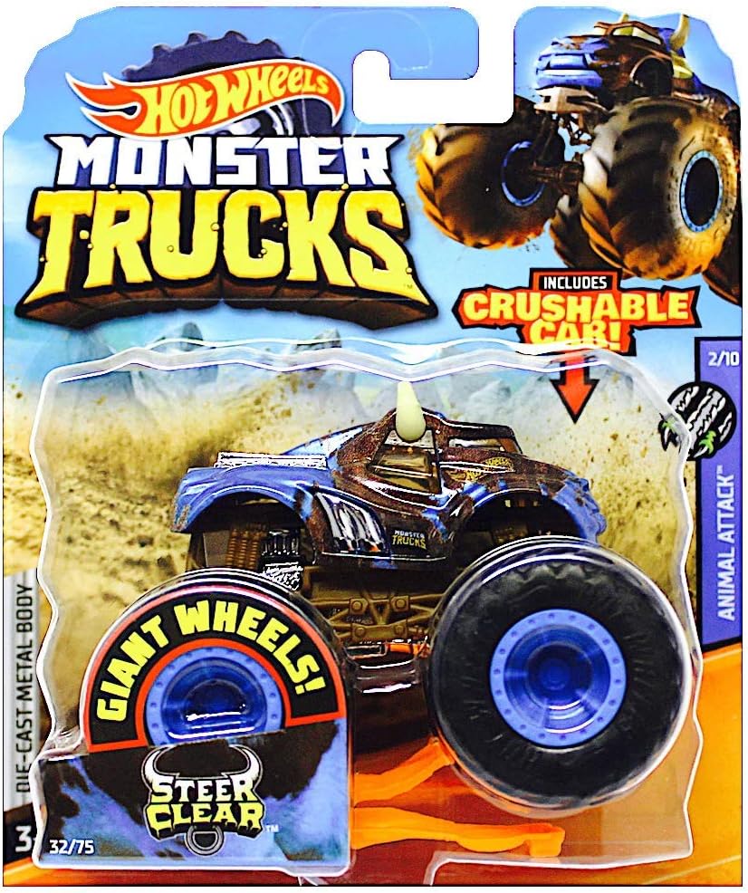 hot wheels monster truck animal
