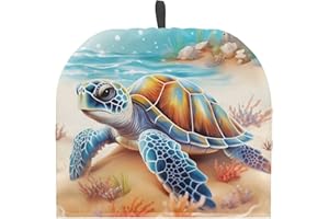 ZUXONGSY Sea Turtle Tea Cozy for Teapot Insulated Beach Tea Pot Cover Home Kitchen Decorative Tea Cosy for Teapot Dust Protector for Women