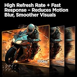 KOORUI Gaming Monitor, 27" 200Hz Fast IPS, FHD