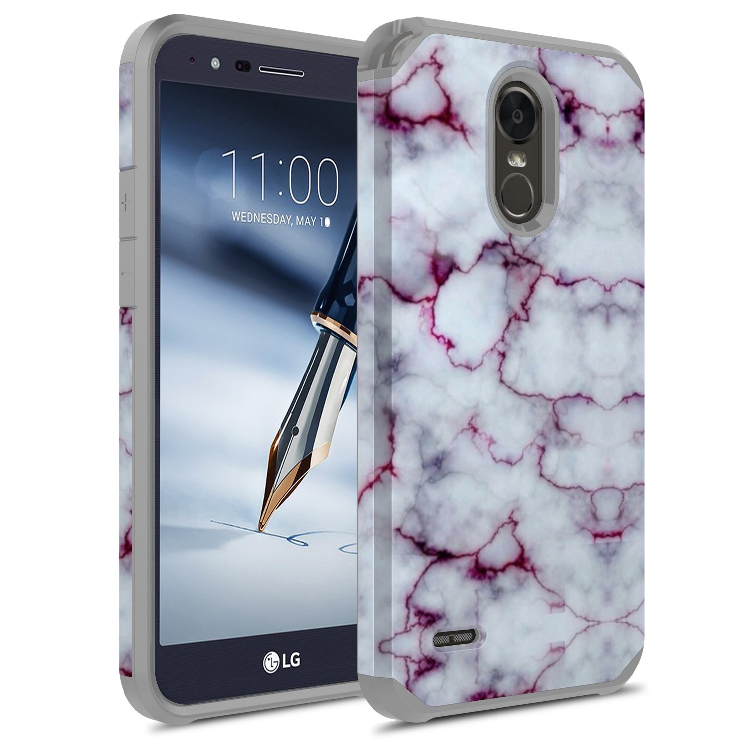 Best Lg Stylo 3 Phone Case Marble