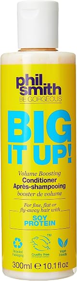 Phil Smith Big It Up Volume Conditioner Fine Flat Hair Soy Protein Vegan 300ml view 2
