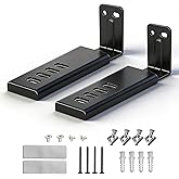 TERDEWE Depth Adjustabl Soundbar Wall Mount Bracket for Samsung, Sony, LG, Vizio, Bose, JBL and More Sound Bar Mounts Under TV, Soundbar Shelf