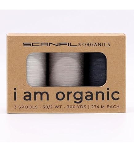 【SALE】5100036 SOFT ORGANIC COTTON, MICRO STITCH Amazon.com: Multipurpose Organic Cotton Sewing Thread