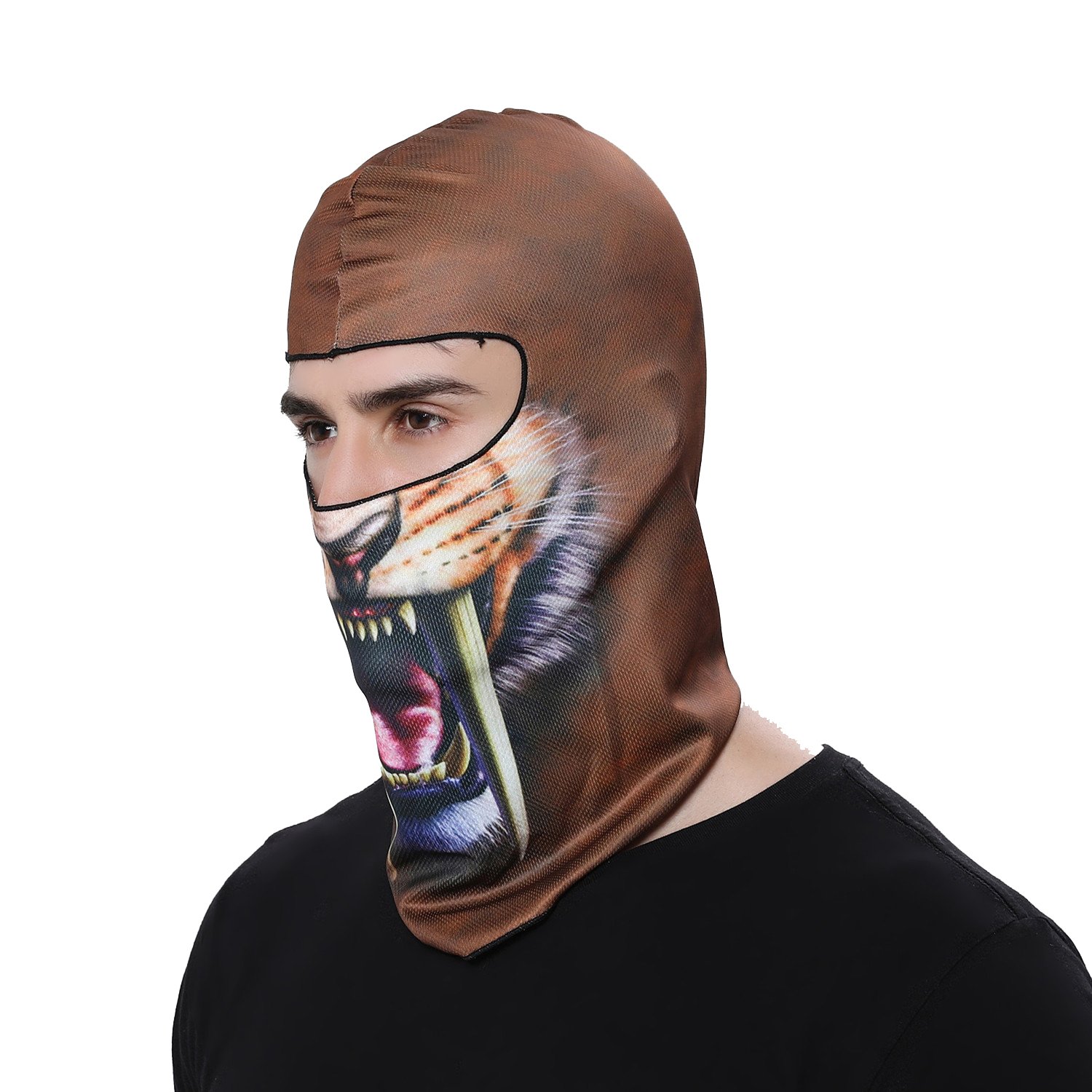 WeBizarre Stretch Fit Balaclava Ski Mask- Quick-Dry Mesh Face Mask - Windproof Motorcycle, Cycling Bandana Outdoor Sunproof Climbing Head Mask (BB-02)