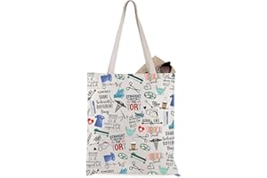 WCGXKO Surgical Tech Gift National Surgical Technologists Week Tote Bag surgical tech Graduation gift