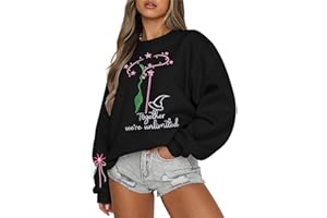 KIMSOONG Musical Movie Sweatshirt for Women: Changed for Good Embroidered Long Sleeve Crewneck Loose Witches Pullover Top