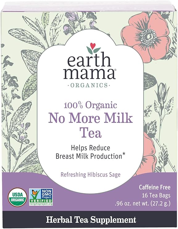 Amazon.com: Earth Mama Organic No More Milk Tea Bags for Weaning to