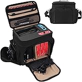 Portable Nintendo Switch Case Large Carrying Storage Bag Compatible with Nintendo Switch/Switch OLED/ Switch Lite, Soft Lining Hard Case for Nintendo Switch Console Pro Controller & Accessories