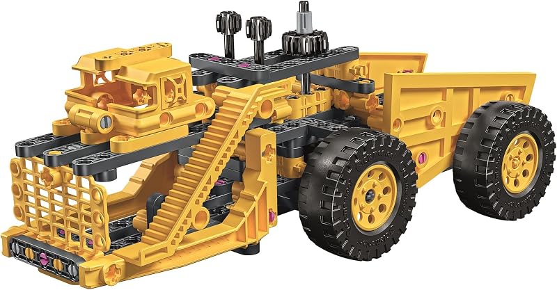 - Camion Minier 8 Ans – Coffret de Construction mécanique Enfant avec 2 modèles à Assembler, système de Direction Fonctionnel et Benne basculante, Jeu Scientifique STEM, Cadeau Jouet