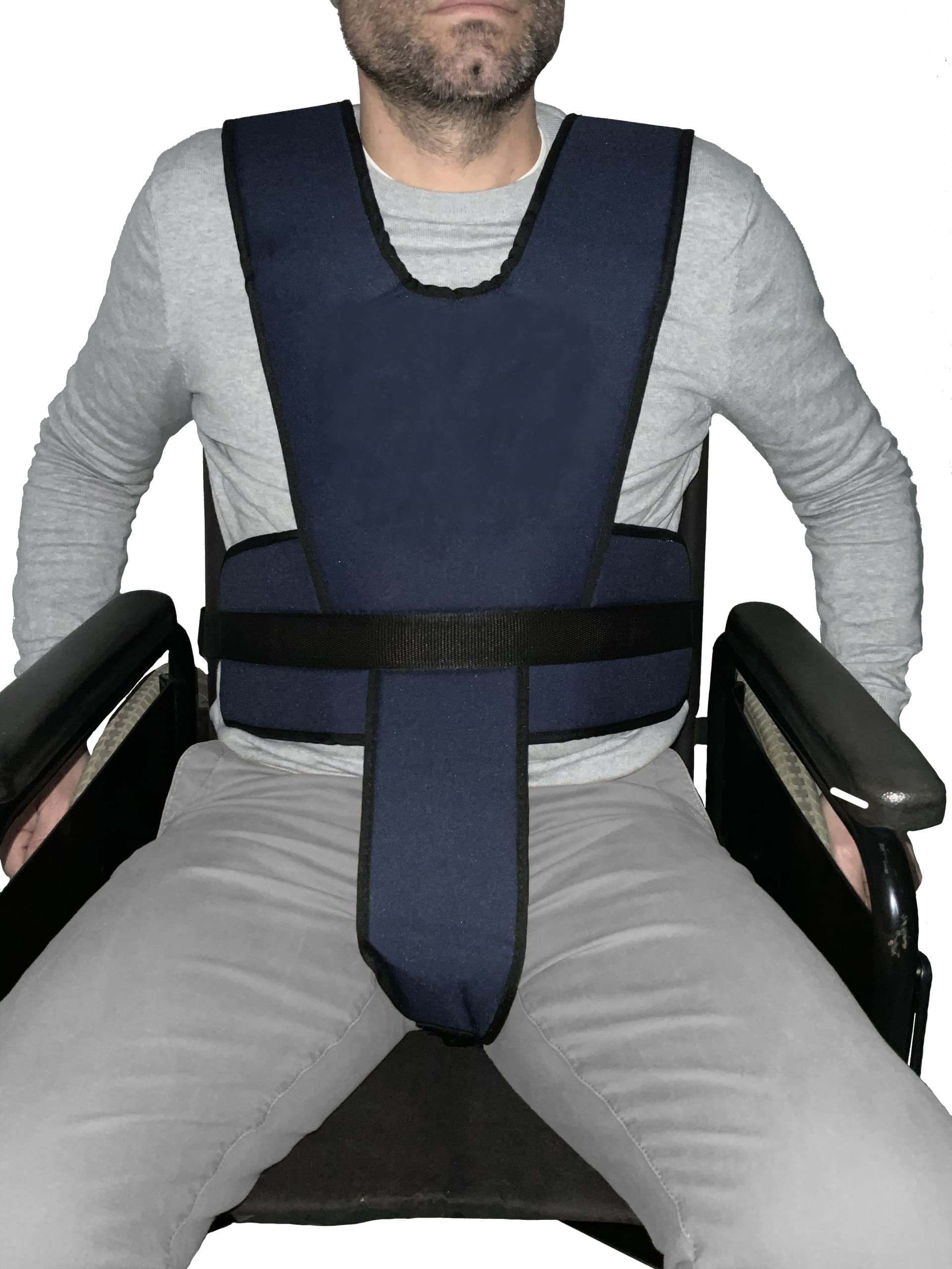 Gar Medical Pelvic Abdominal Belt and Chair Bib with Clip Closure, High Protection